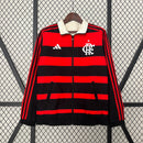 FLAMENGO 24/25 REVERSIBLE JACKET – BLACK & RED | MENGÃO GEAR
