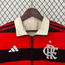 FLAMENGO 24/25 REVERSIBLE JACKET – BLACK & RED | MENGÃO GEAR