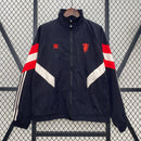 MANCHESTER UNITED 24/25 WINDBREAKER JACKET – BLACK & RED | RED DEVILS GEAR