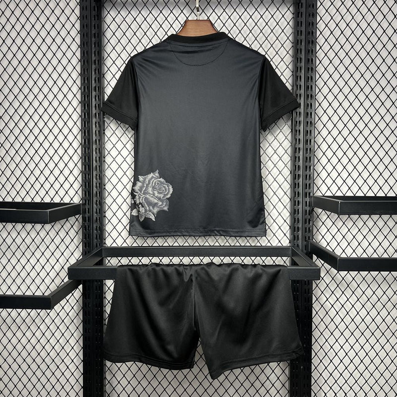 REAL MADRID Y-3 BLACK 24/25 CHILDREN'S SET (Standard)