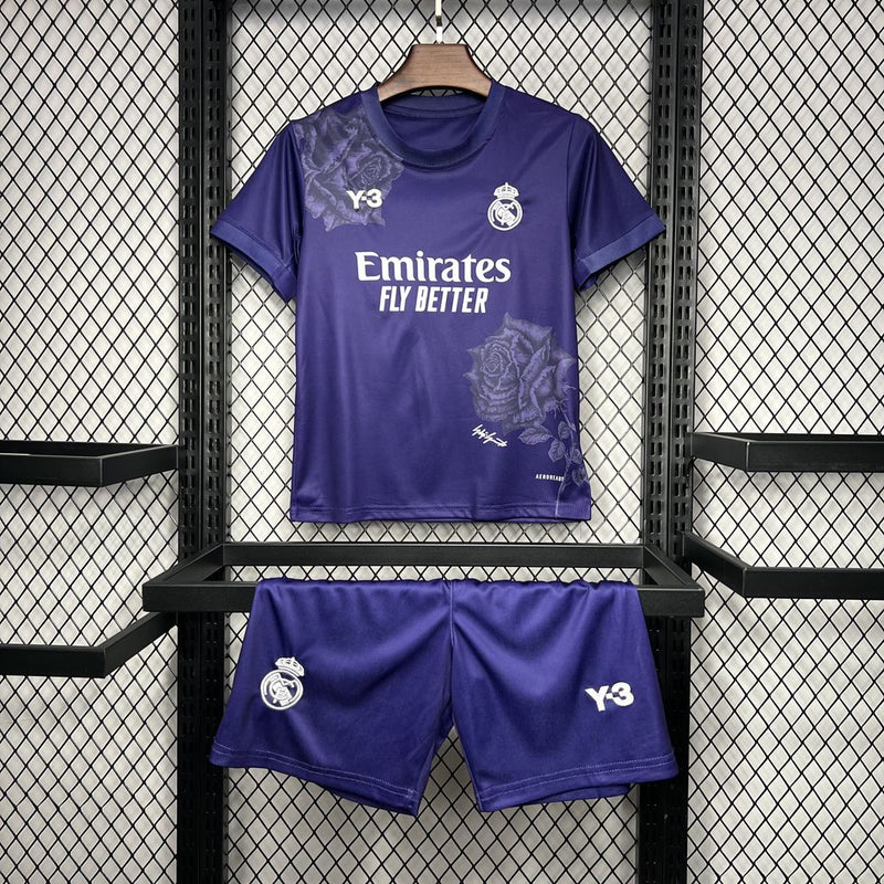REAL MADRID Y-3 DARK BLUE 24/25 CHILDREN'S SET (Standard)