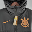 CORINTHIANS PUFFER JACKET – BLACK/BROWN | WINTER WEAR
